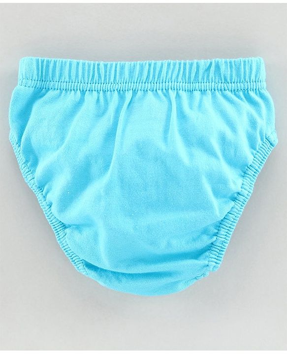 Babyhug Anti Bacterial Briefs Text Print Pack of 3 - Blue Multicolour