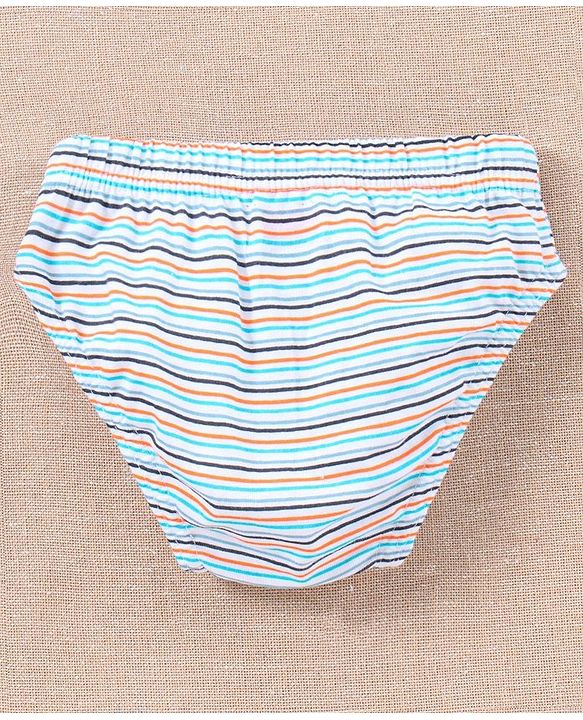 Babyhug Anti Bacterial Briefs Dinosaur Print Pack of 3 - Blue