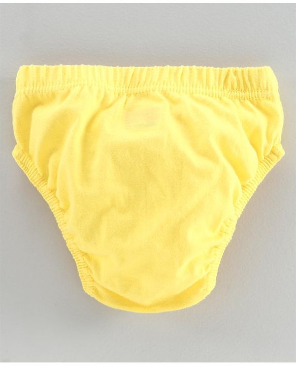 Babyhug Antibacterial Briefs Dino Print Pack of 3 - Blue Yellow