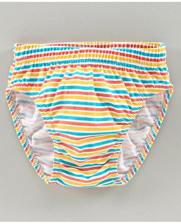 Babyhug Antibacterial Briefs Lion Print Pack of 3 - Navy White