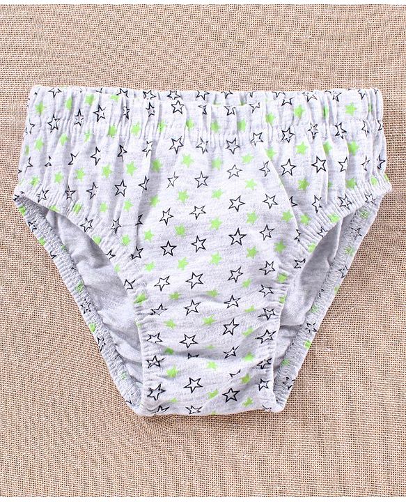 Babyhug Antibacterial Briefs Pack of 3 - Navy Blue Yellow
