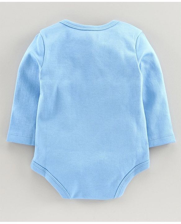 Babyhug Full Sleeves Onesie Space Print Pack of 5 - Blue Yellow