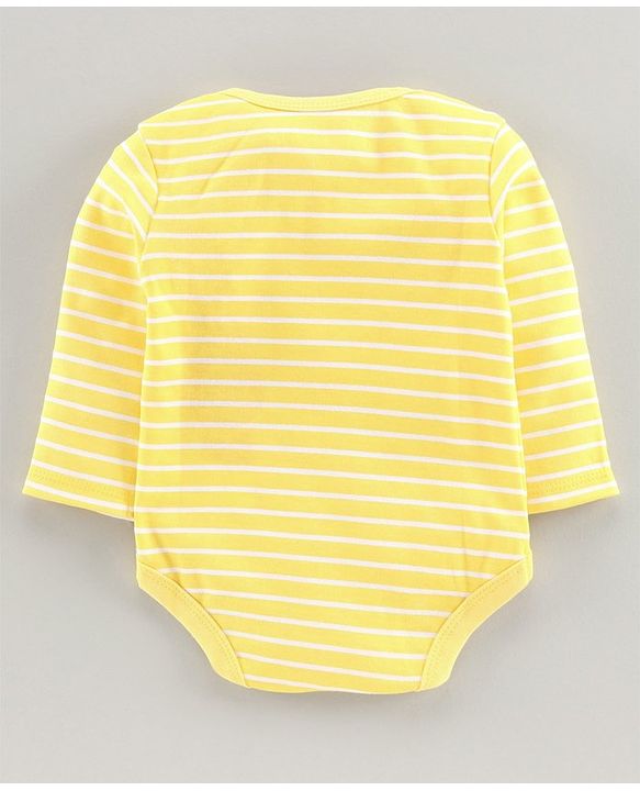 Babyhug Full Sleeves Onesie Space Print Pack of 5 - Blue Yellow
