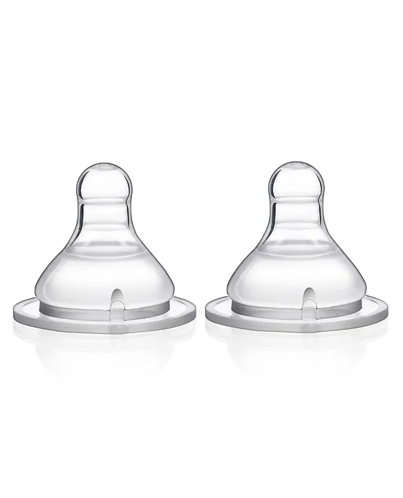 Babyhug Wide Neck Silicone Nipple Fast Flow - Pack of 2 Online in India,  Buy at Best Price from