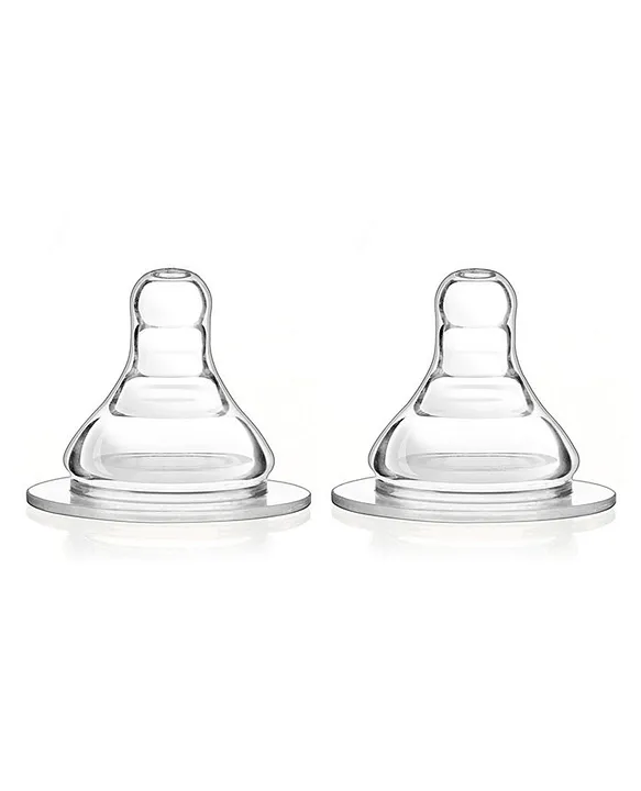 Babyhug Wide Neck Silicone Nipple Fast Flow - Pack of 2 Online in India,  Buy at Best Price from