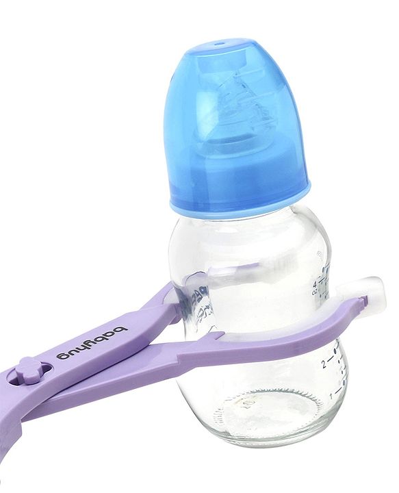 Babyhug Anti-Slip Bottle Tong - Purple
