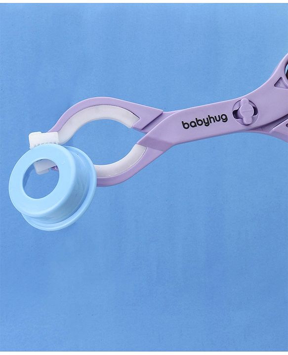 Babyhug Anti-Slip Bottle Tong - Purple