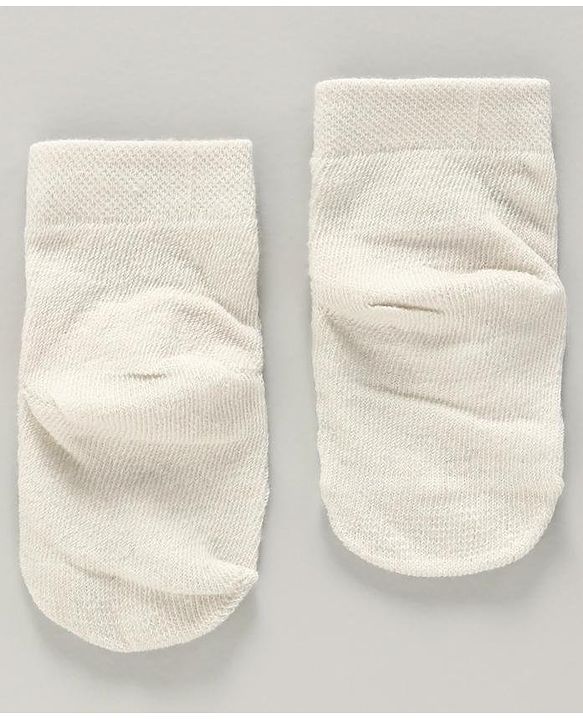 Cute Walk by Babyhug Ankle Length Anti Bacterial Socks Pack of 2 - Navy & Grey