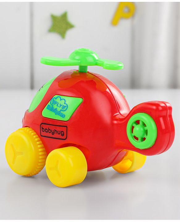 Babyhug Friction Powered Plane And Chopper Set Pack of 4 - Multicolor