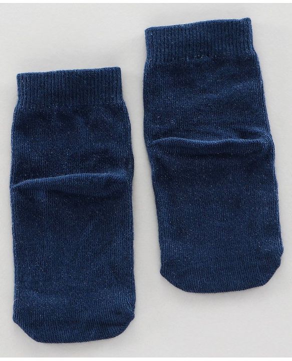 Cute Walk by Babyhug Anti Bacterial Ankle Length Socks Heart & Dog Design Pack of f3 - White Blue