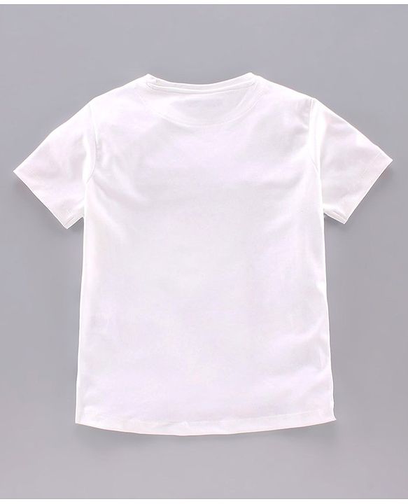 Pine Kids Half Sleeves Athleisure Dri-Fit T-Shirt Game Winner Print - White