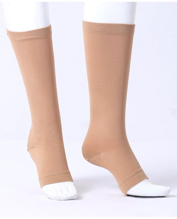 Babyhug Mid Calf Length Maternity Socks - Beige