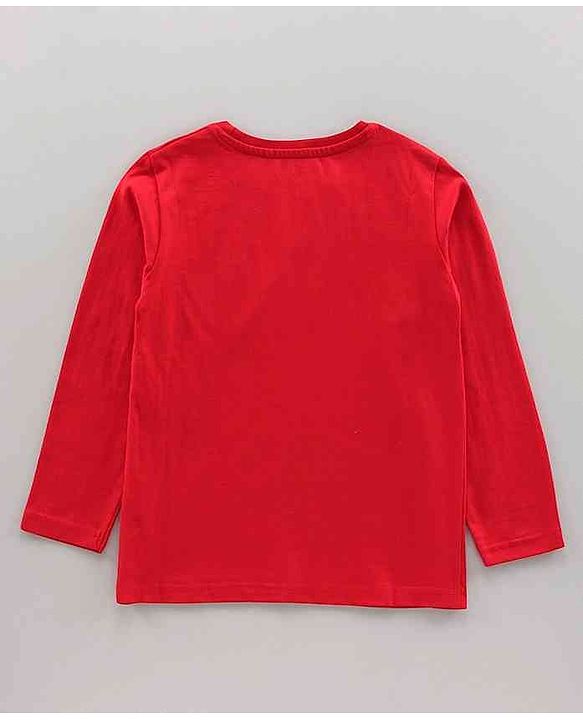 Pine Kids Full & Half Sleeves Solid & Striped Tee Pack of 3 - Red Navy Blue