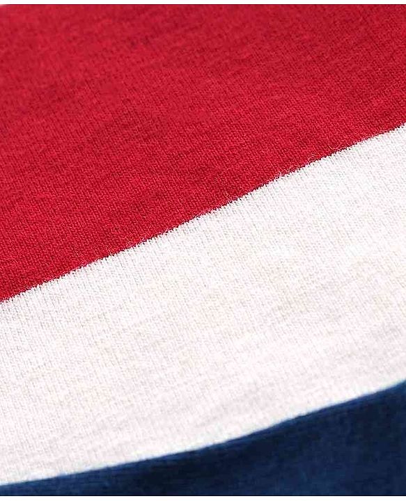 Pine Kids Full & Half Sleeves Solid & Striped Tee Pack of 3 - Red Navy Blue