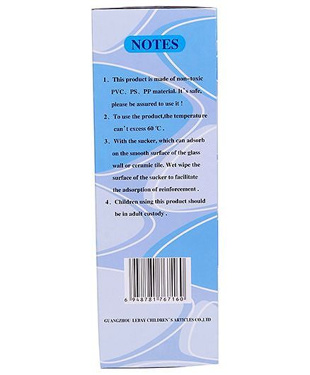 Bathroom Set Bear Design Pack Of 4 - Blue And White
