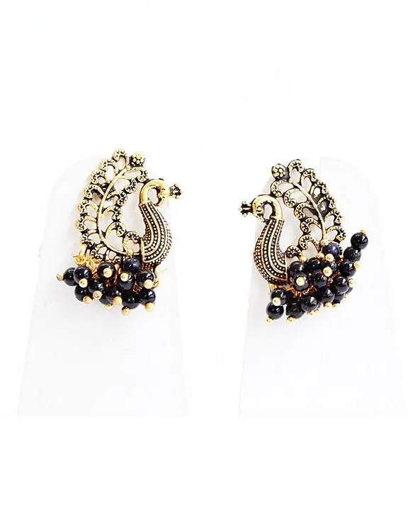 Peacock Stone Earring – Kattam