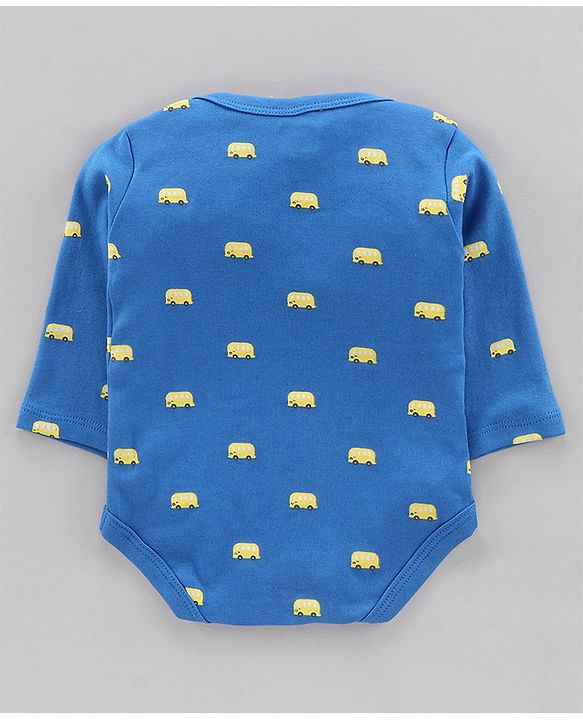 Babyhug 100% Cotton Full Sleeves Onesies Multiprint Pack of 7 - Multicolour