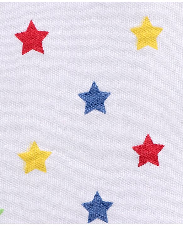 Babyhug 100% Cotton Full Sleeves Onesies Multiprint Pack of 7 - Multicolour