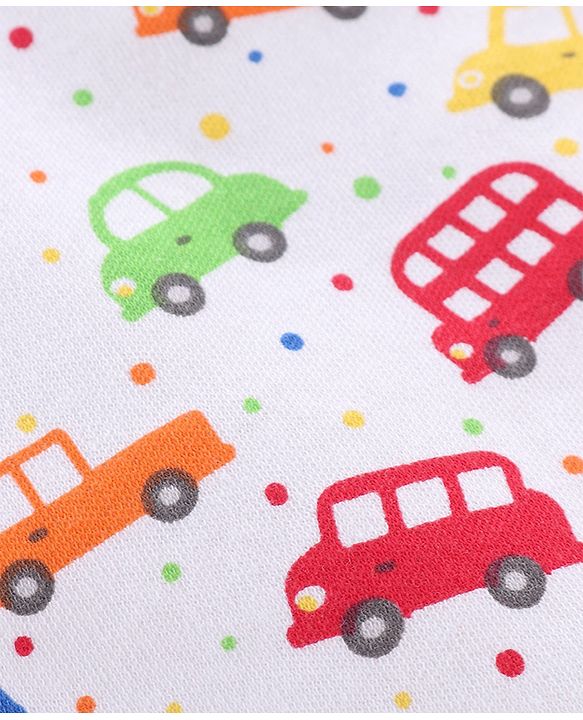 Babyhug 100% Cotton Full Sleeves Onesies Multiprint Pack of 7 - Multicolour
