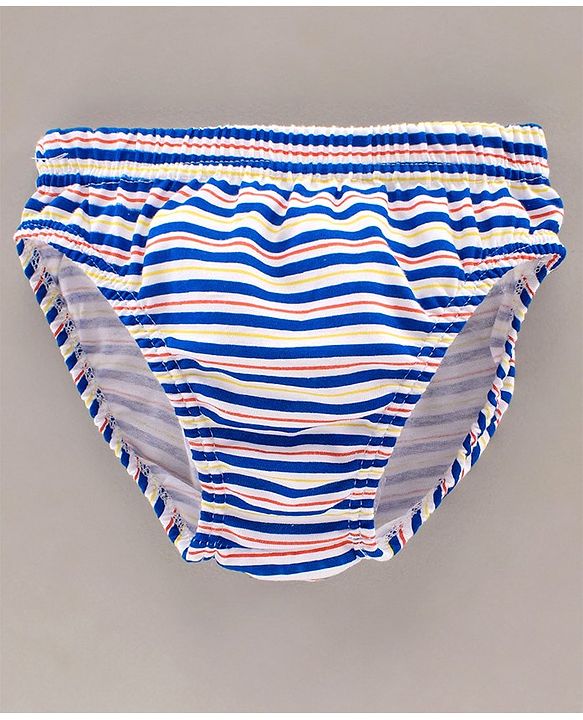 Babyhug 100% Cotton Briefs Pack of 3 - Yellow White