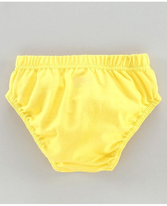 Babyhug 100% Cotton Briefs Vehicle Print Pack of 3 - Blue Yellow White