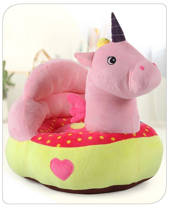 Babyhug Unicorn Shaped Sofa Seat - Pink