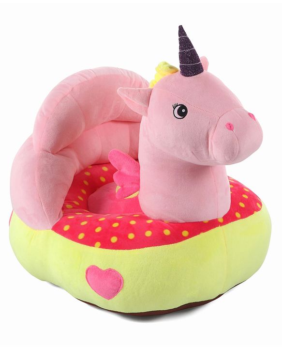 Babyhug Unicorn Shaped Sofa Seat - Pink