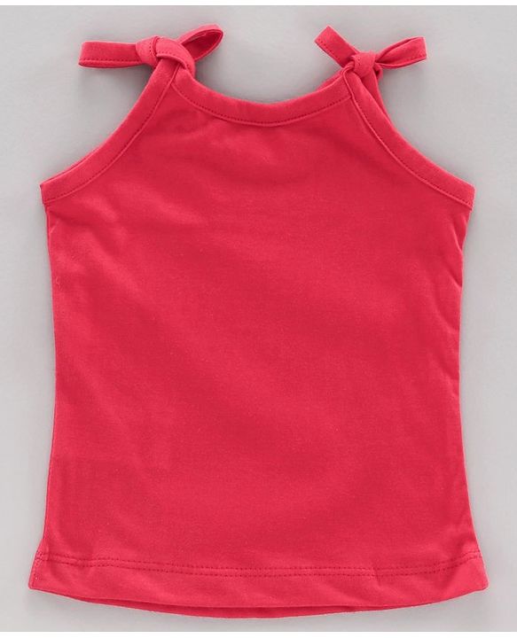 Babyhug 100% Cotton Singlet Slips Multiprint Pack of 3 - Pink White Blue