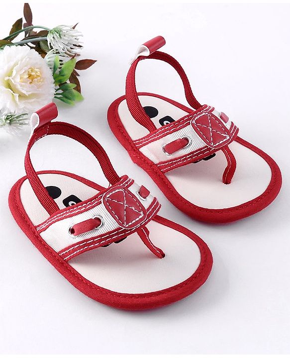 Cute Walk by Babyhug Booties - Red