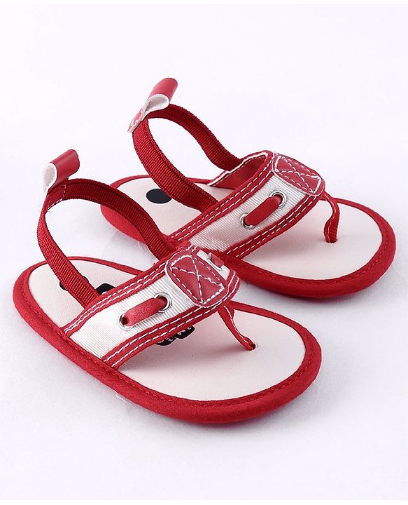 Cute Walk by Babyhug Booties - Red