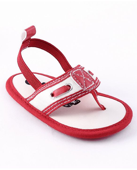 Cute Walk by Babyhug Booties - Red