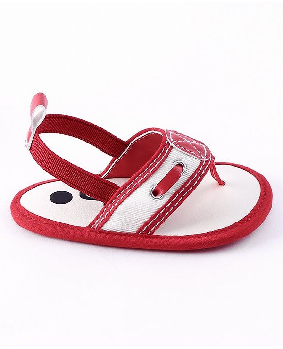 Cute Walk by Babyhug Booties - Red