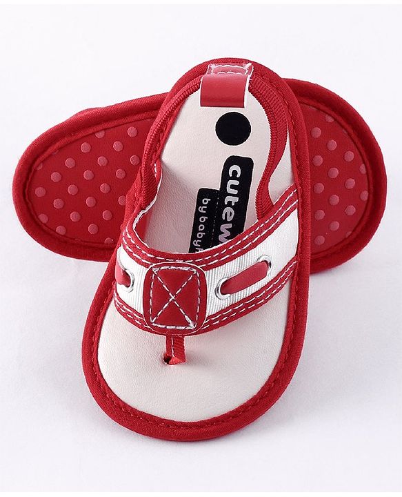 Cute Walk by Babyhug Booties - Red