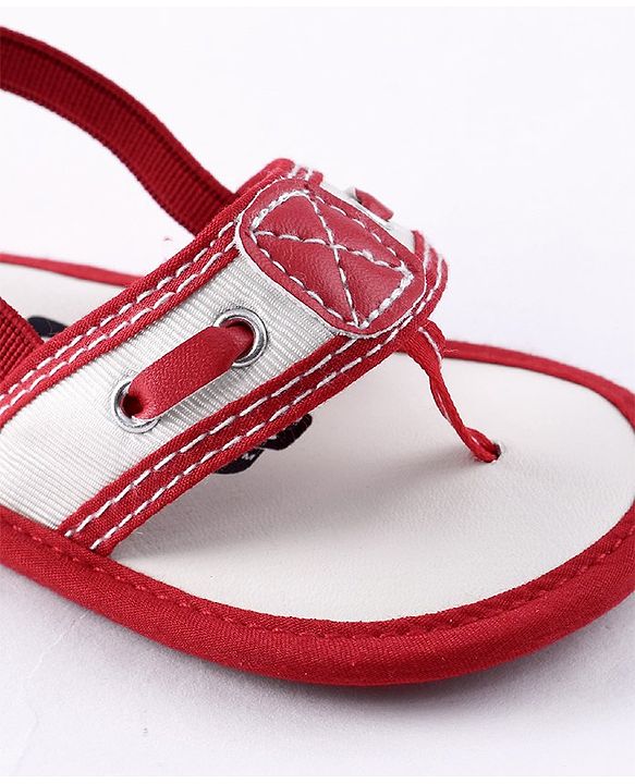 Cute Walk by Babyhug Booties - Red