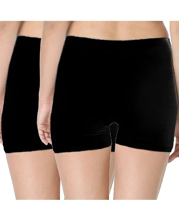 Buy Adira Pack Of 2 Underdress Shorts - Black online