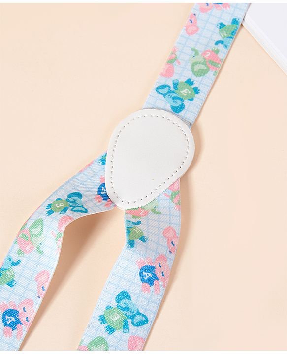 Babyhug Suspenders Floral Print - Multicolor