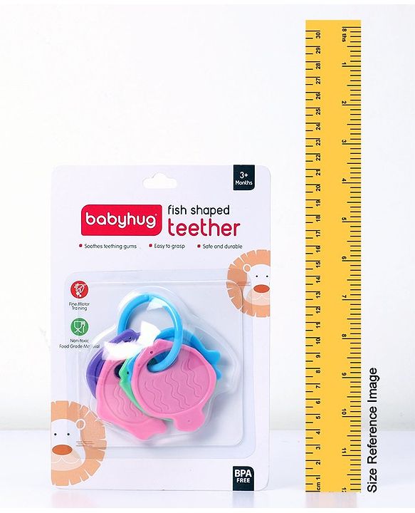 Babyhug Fish Shaped Teether (Colour May Vary)