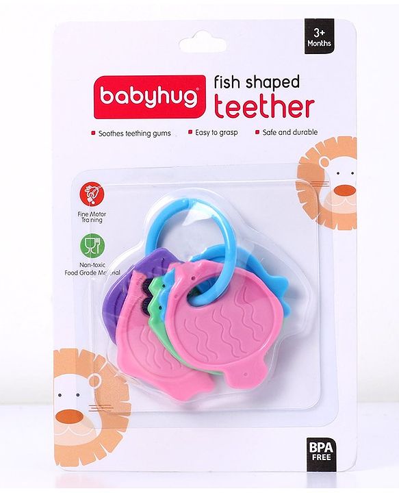 Babyhug Fish Shaped Teether (Colour May Vary)