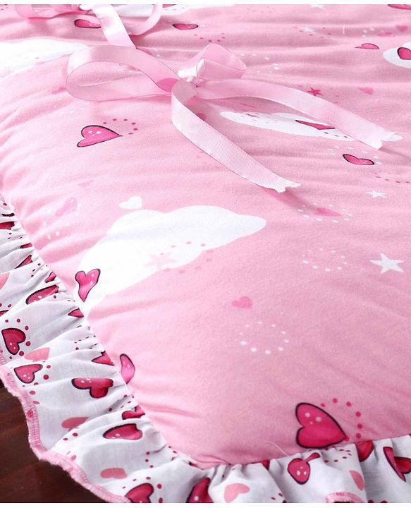 Babyhug Bedding Set Unicorn Print - Pink