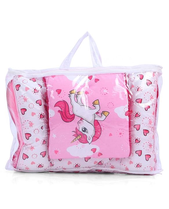 Babyhug Premium Sleeping Bag Unicorn Print - Pink
