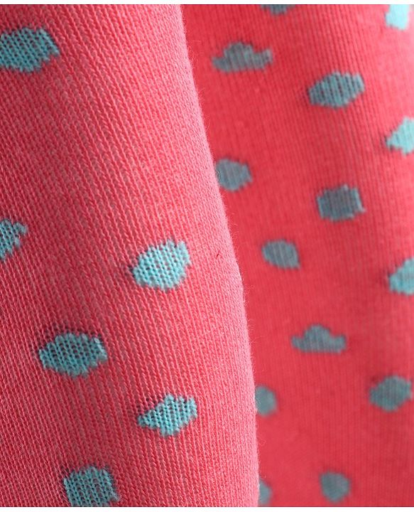 Cute Walk by Babyhug Antibacterial Polka Dot Footed Tights - Pink