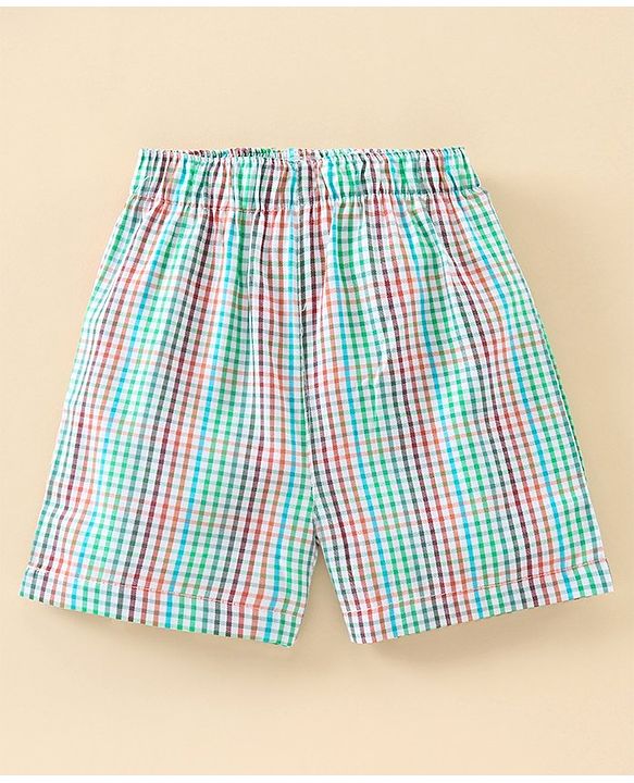 Babyhug 100% Cotton Boxer Basket Ball Print Pack of 3 - Blue