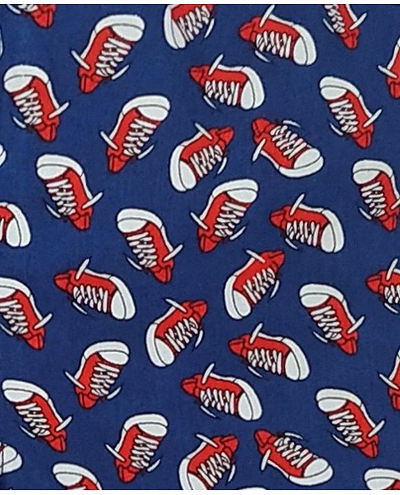 Babyhug 100% Cotton Boxers Shoes Print Pack of 2 - Red Blue