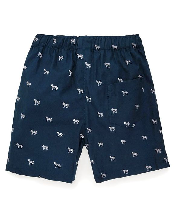Babyhug 100% Cotton Boxer Pack of 2 - Navy & Red