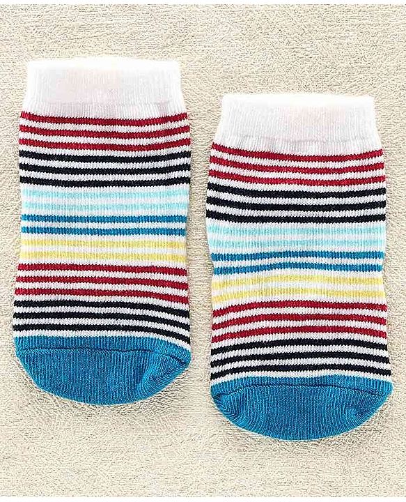 Cutewalk By Babyhug Anti Bacterial Ankle Length Socks Pack o 2 - Multicolor