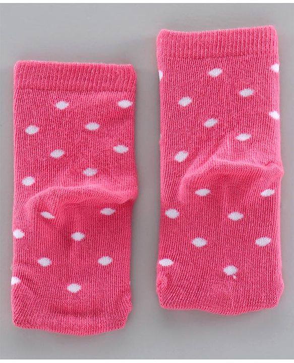 Cute Walk by Babyhug Anti-bacterial Ankle Length Socks Pineapple Design Pack of 3 - White Pink