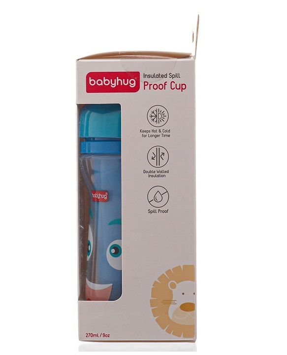 Babyhug Insulated Spill Proof Spout Cup - Blue