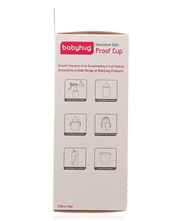 Babyhug Insulated Spill Proof Spout Cup - Blue
