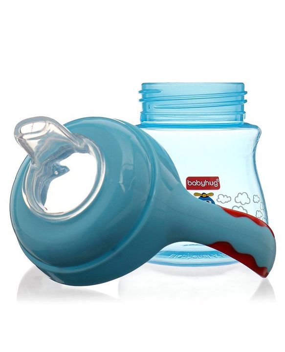 Babyhug Twin Handle Training Soft Spout Cup Blue - 150 ml