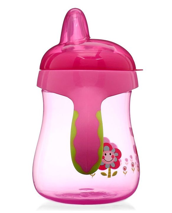 Babyhug Twin Handle Training Soft Spout Cup Blue - 150 ml